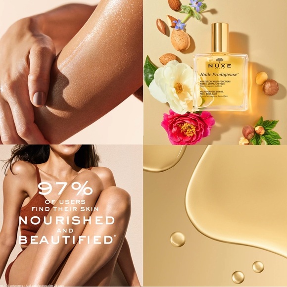 Nuxe Paris Huile Prodigieuse Dry Oil for Face, Body, Hair NIB 100ml/3.3 fl oz - Picture 3 of 3